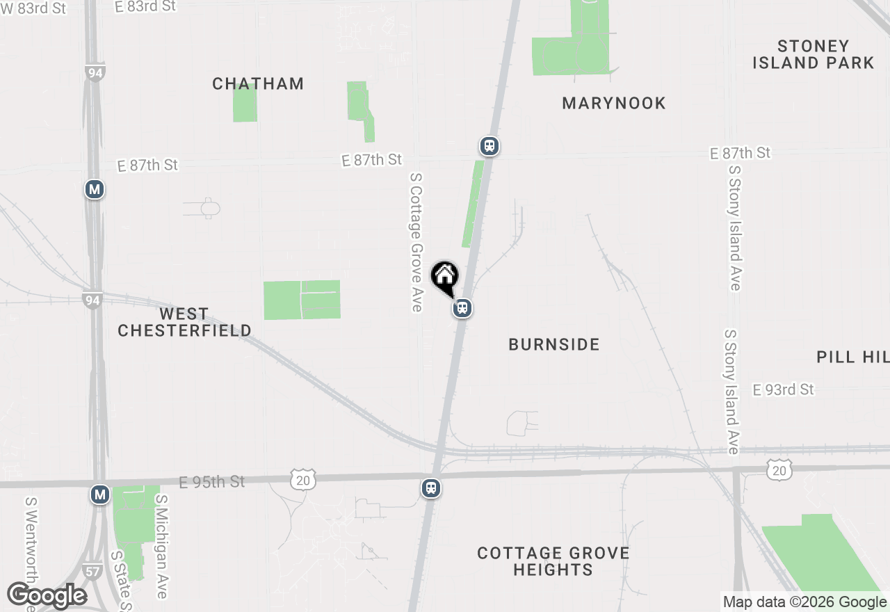 Map of 9044 S Dauphin Avenue, Chicago, IL 60619