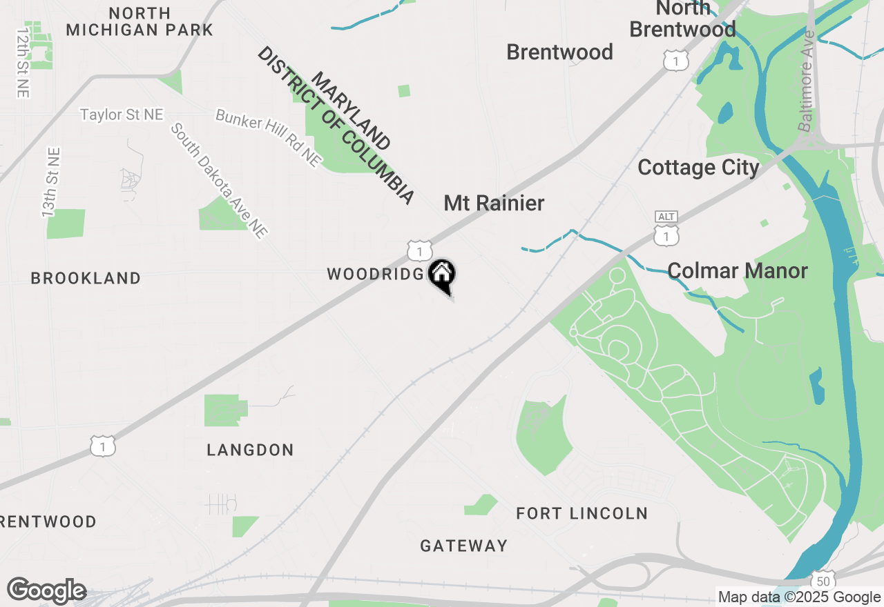 Map of 3067 Clinton Street Ne, Washington, DC 20018