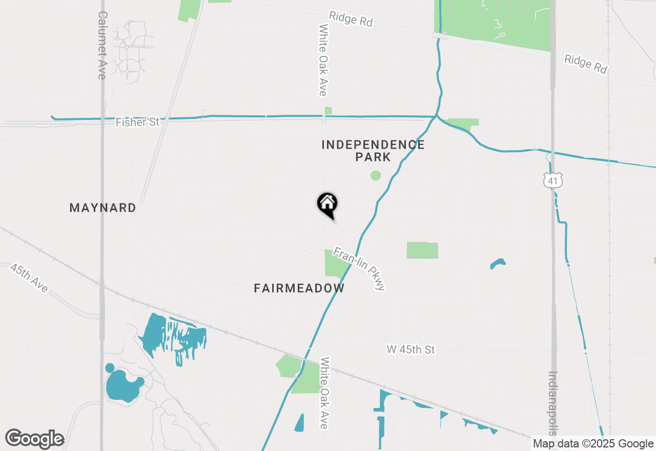 Map of 9235 White Oak Avenue, Munster, IN 46321