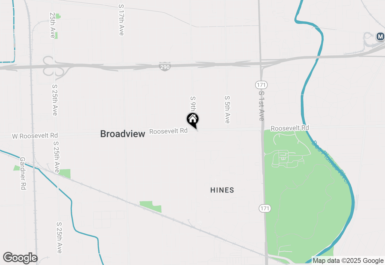 Map of 2204 S 9th Avenue #2, Broadview, IL 60155