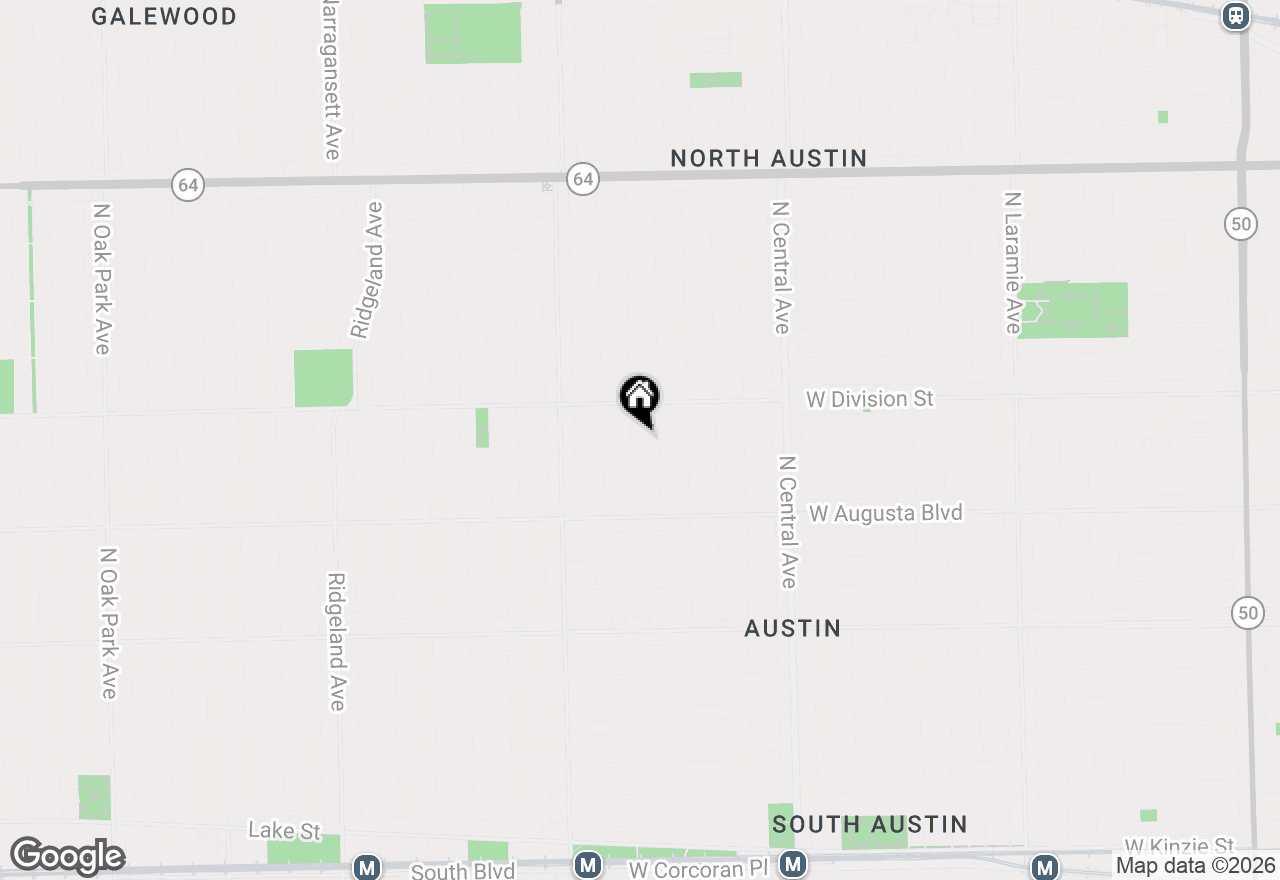 Map of 1118 N Monitor Avenue, Chicago, IL 60651