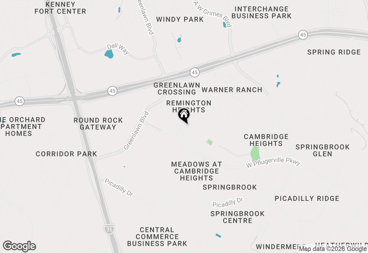 Map of 2205 Cento Walk, Round Rock, TX 78664