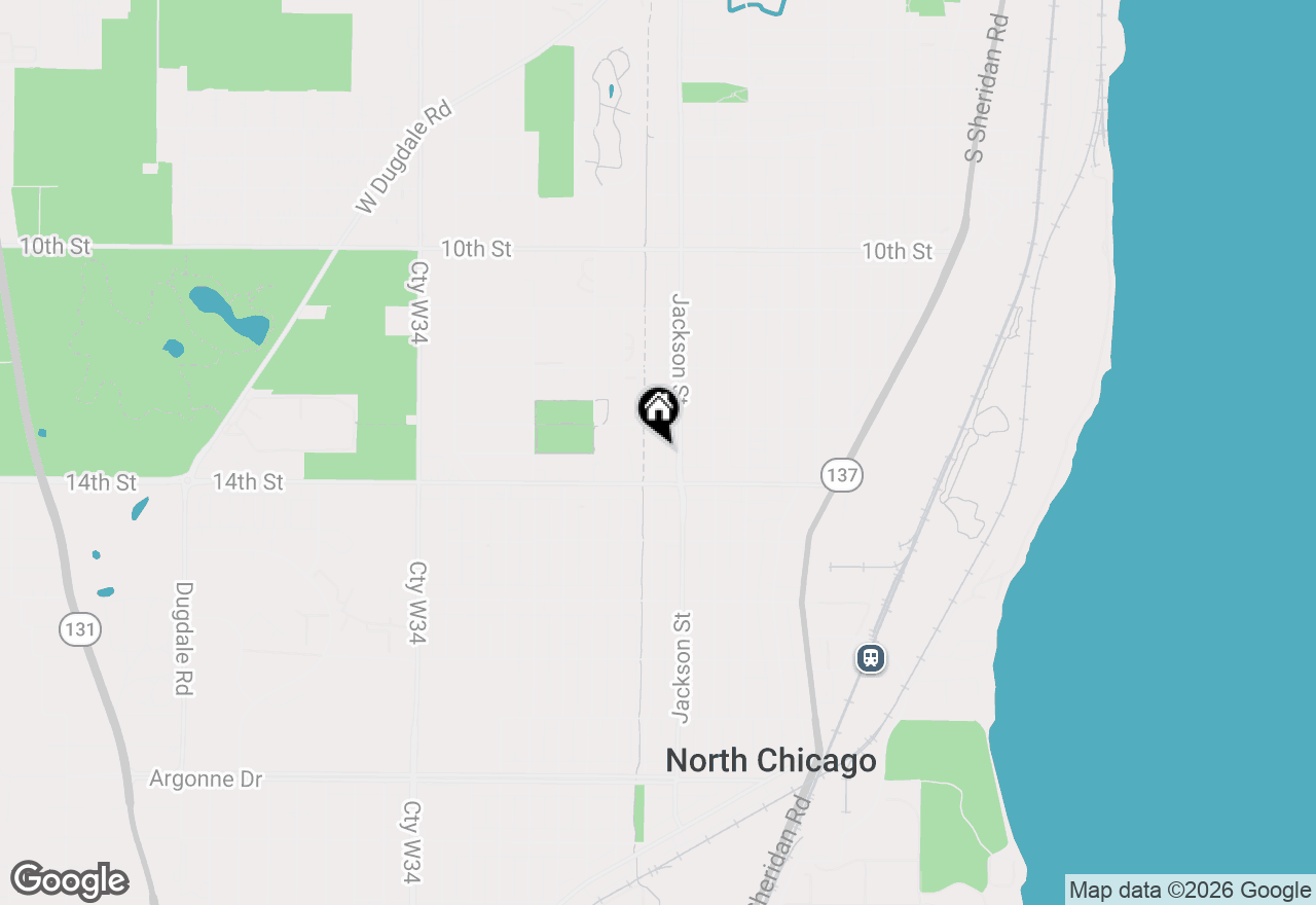 Map of 1325 Glenn Drive, North Chicago, IL 60064