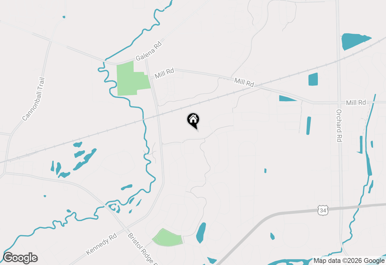 Map of 3307 Farren Street, Yorkville, IL 60560