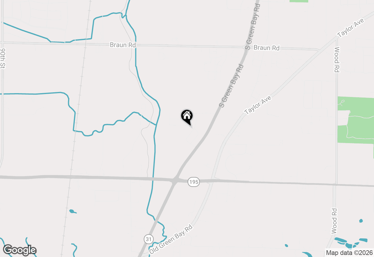 Map of 7123 Oakmont Rd, Mount Pleasant, WI 53403