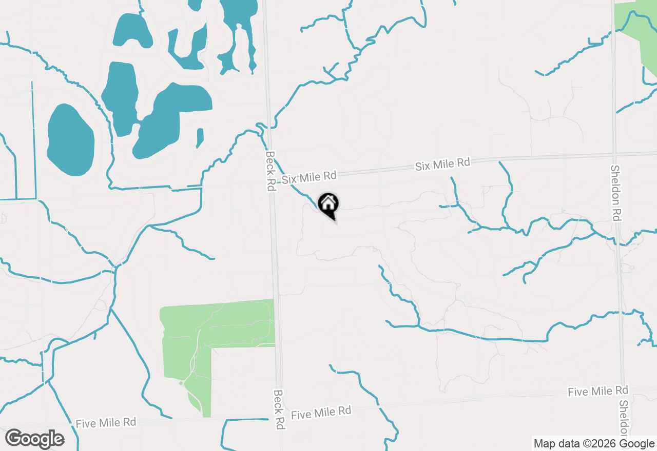 Map of 46592 Pinehurst Circle N, Northville, MI 48168