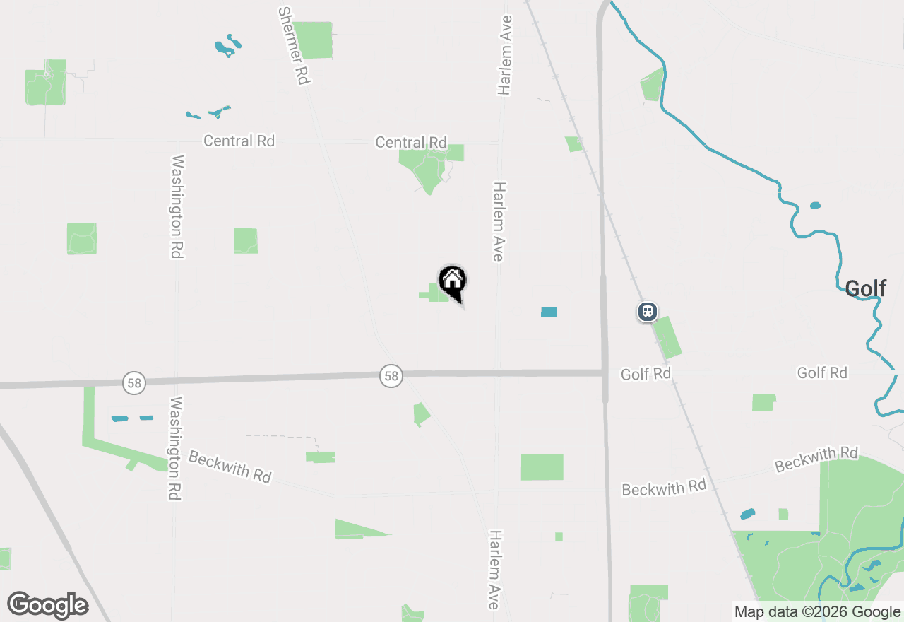 Map of 124 Lincoln Street, Glenview, IL 60025