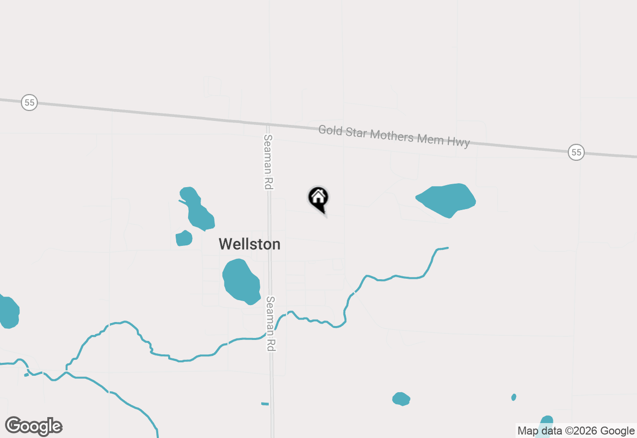 Map of  V/l Marion Street, Wellston, MI 49689