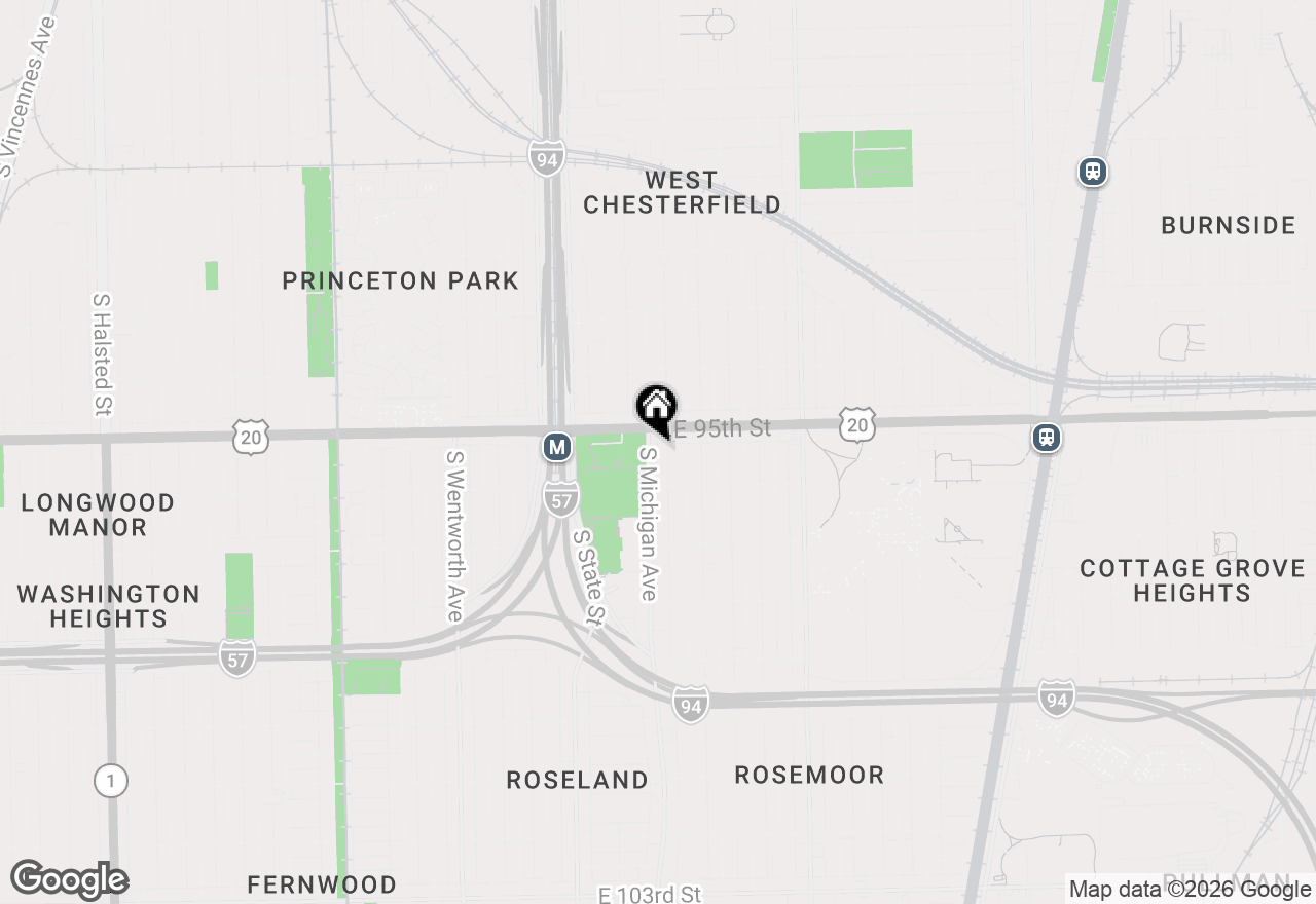 Map of 9521 S Michigan Avenue, Chicago, IL 60628