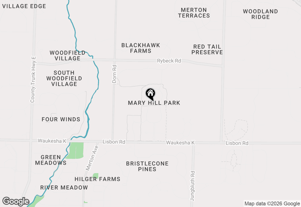 Map of 1267 Mary Hill Cir, Hartland, WI 53029