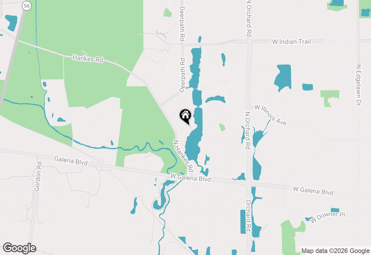Map of 565 Blackberry Ridge Drive, Aurora, IL 60506