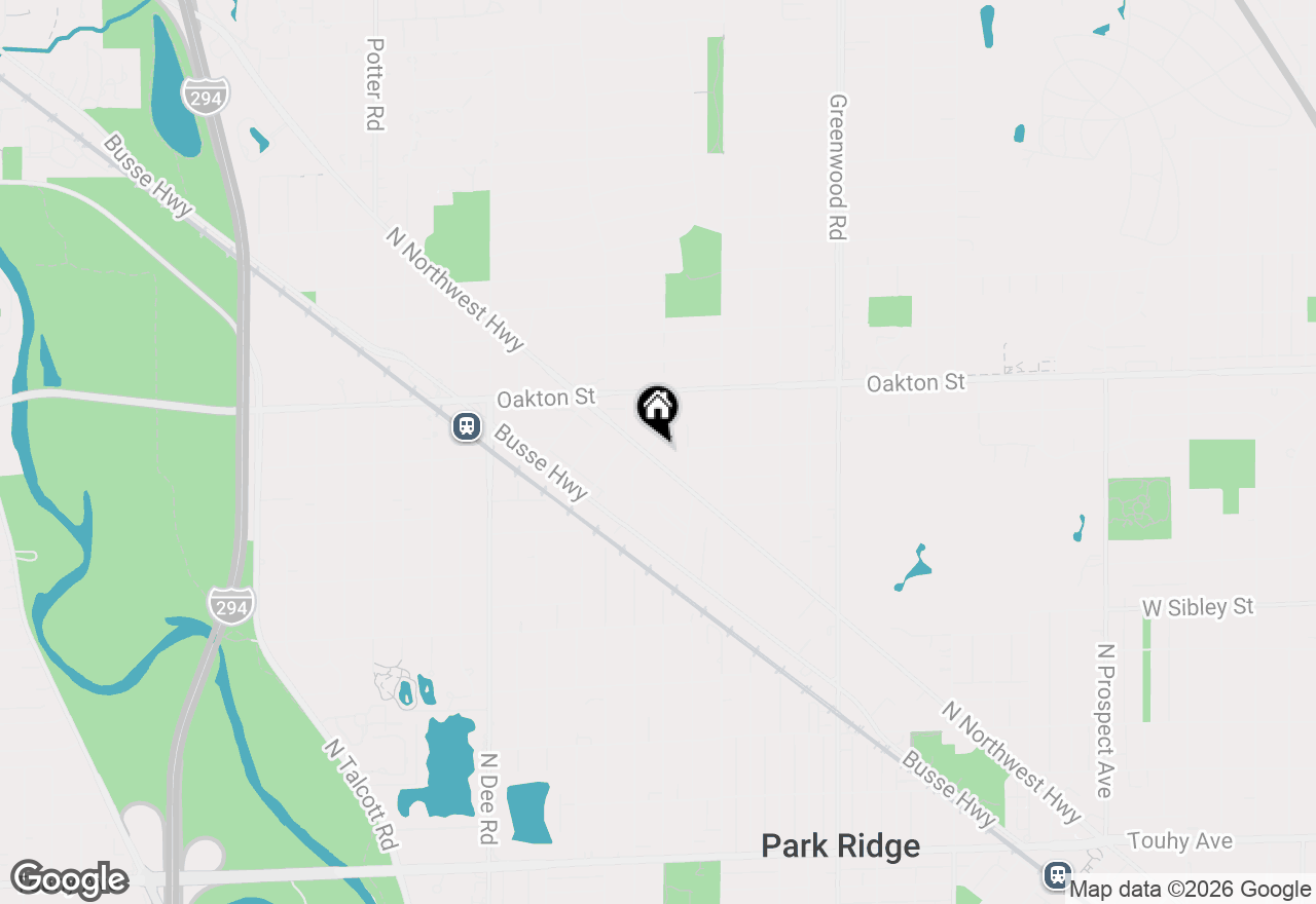 Map of 863 N Northwest Highway #1, Park Ridge, IL 60068