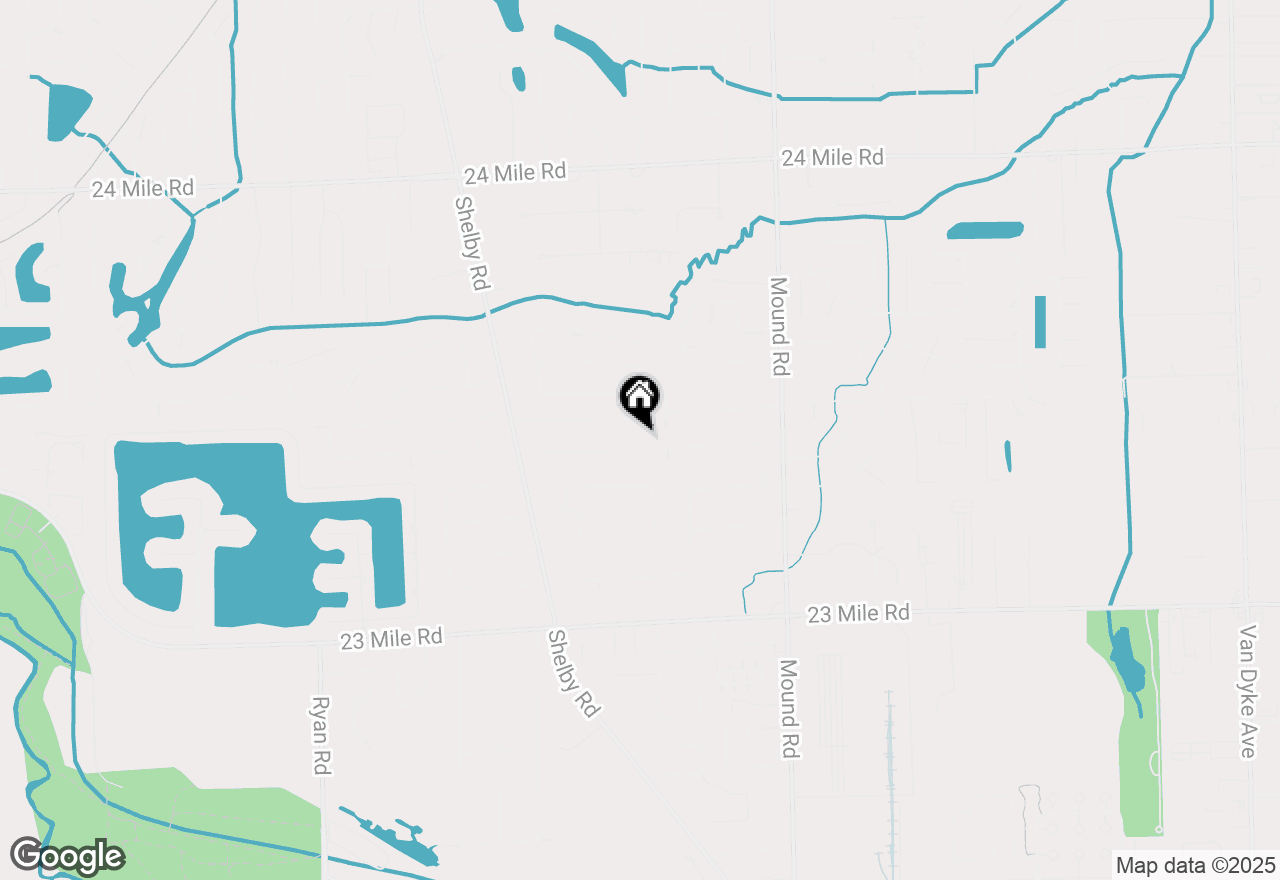 Map of 5217 Robert Street, Shelby Twp, MI 48316