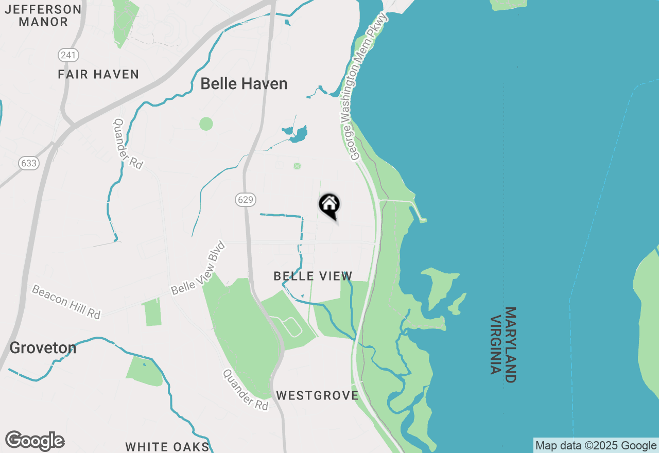 Map of 6517 Potomac Avenue #A2, Alexandria, VA 22307