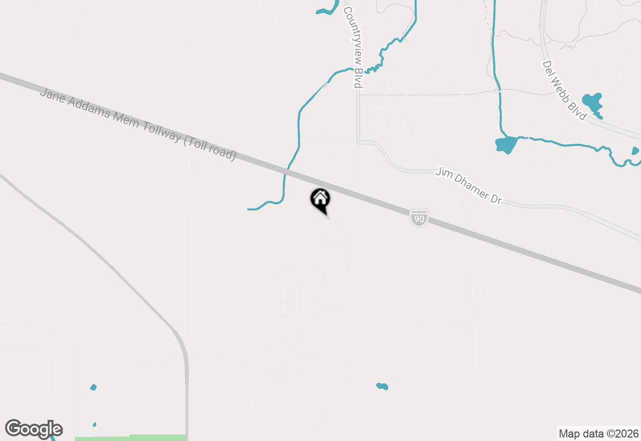 Map of 2501 Hennig Road, Hampshire, IL 60140