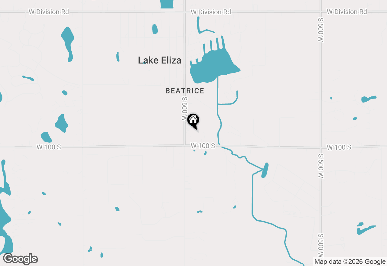 Map of 91 S 600 W, Hebron, IN 46341