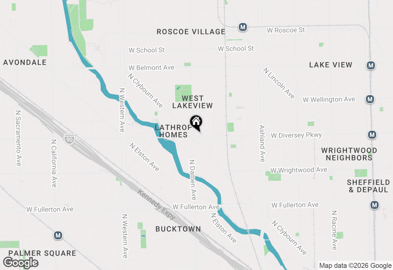 Map of 1966 W Diversey Parkway #2, Chicago, IL 60614