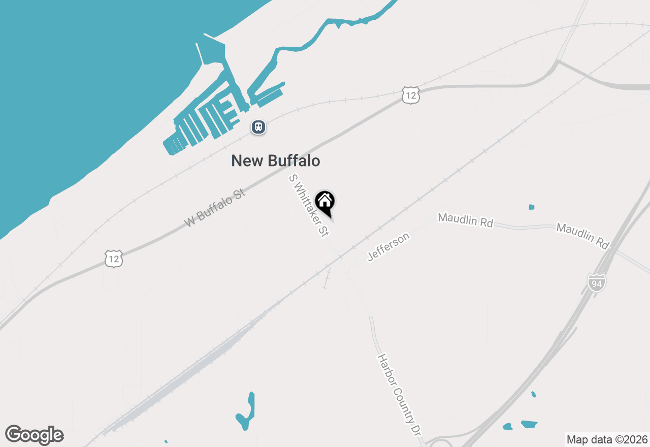 Map of 309 S Whittaker Street, New Buffalo, MI 49117