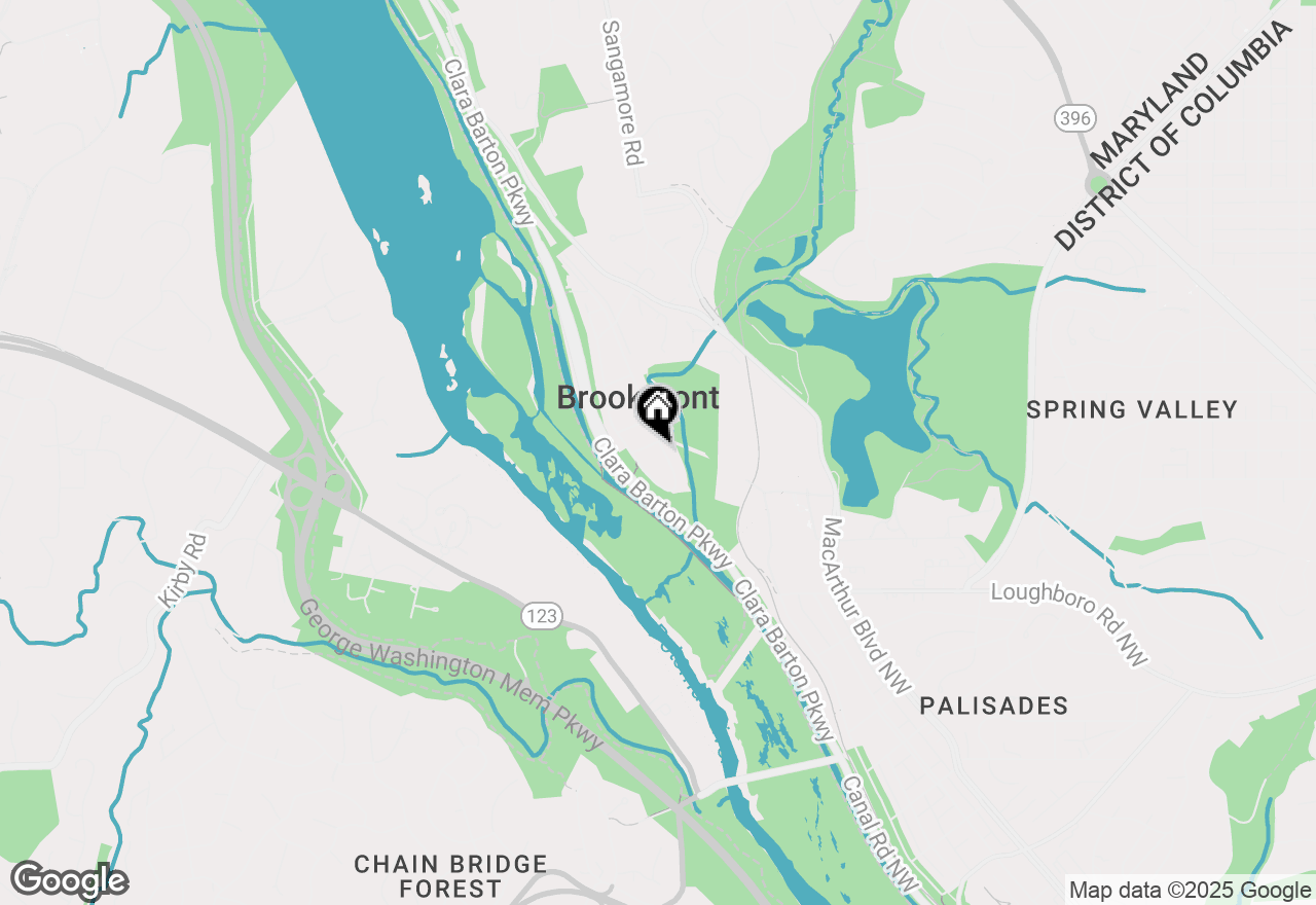 Map of 6036 Broad Street, Bethesda, MD 20816