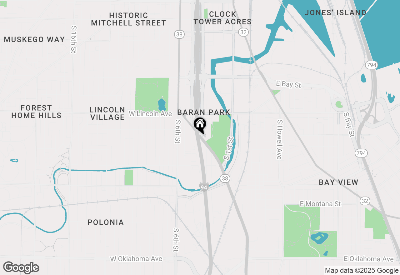 Map of 2821 N Vel R. Phillips Ave, Milwaukee, WI 53212