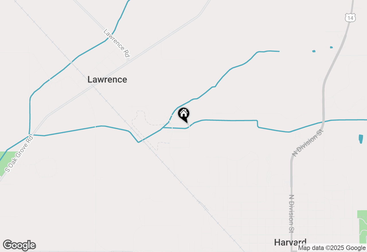 Map of 1206 Magnolia Street, Harvard, IL 60033