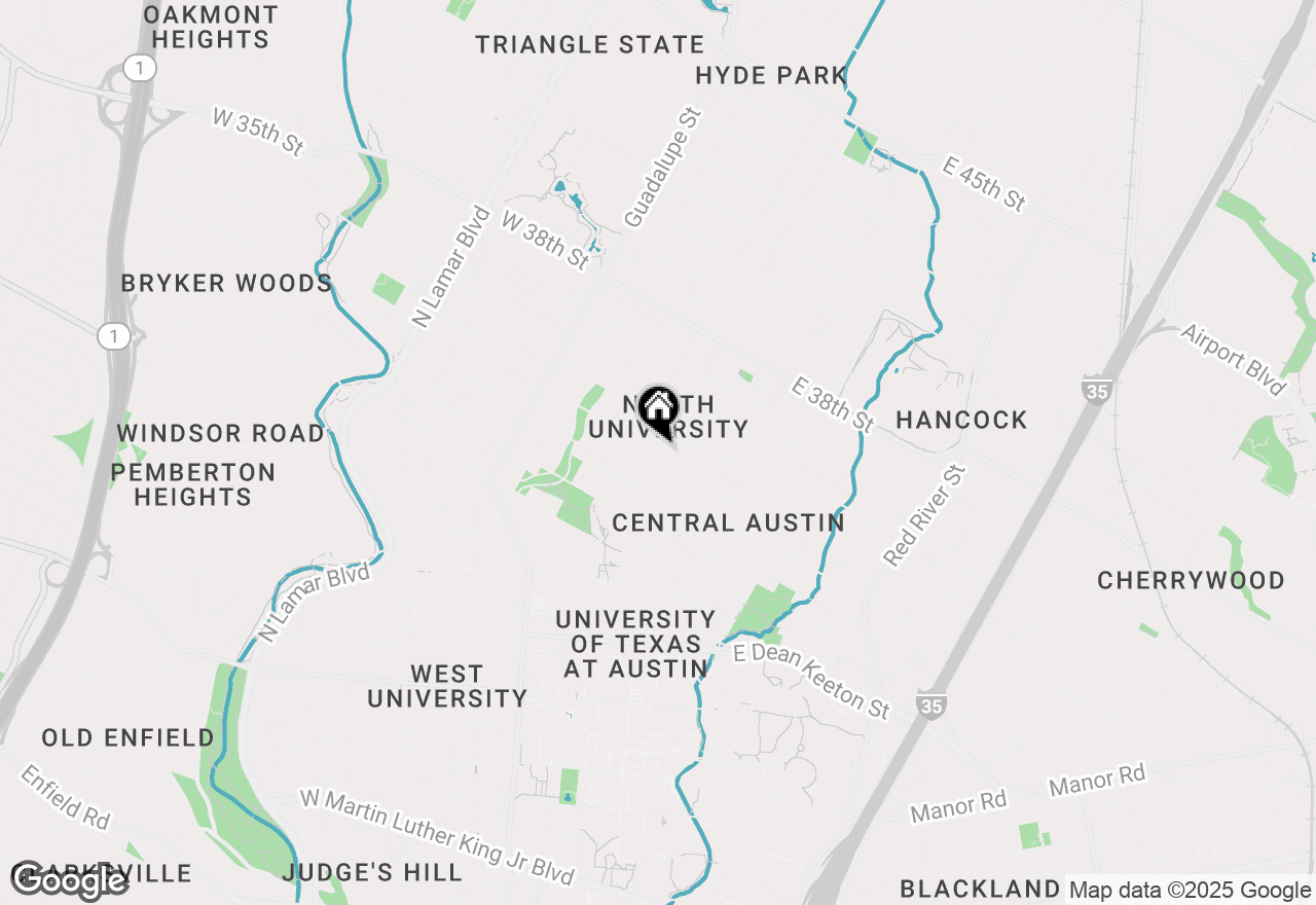 Map of 104 E 32nd St #204, Austin, TX 78705