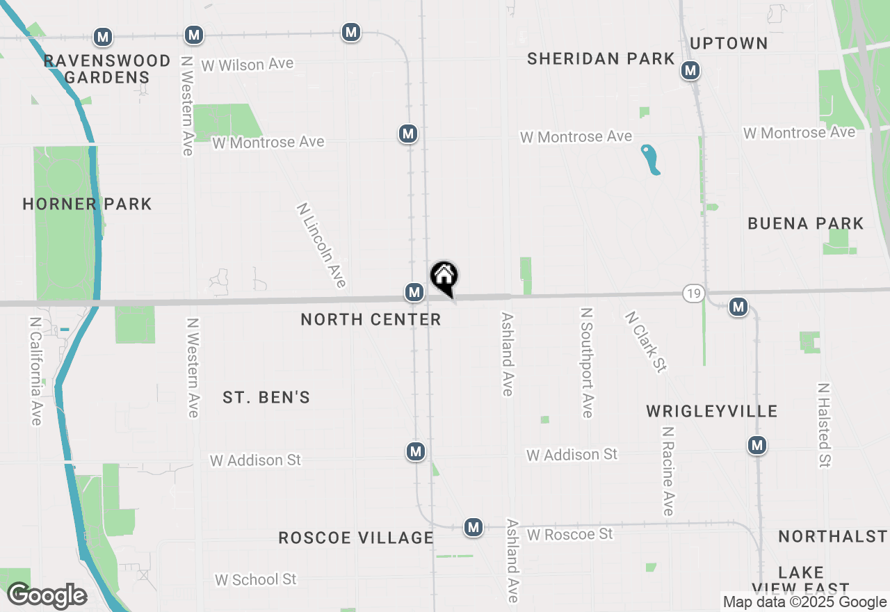 Map of 1733 W Irving Park Road #203, Chicago, IL 60613
