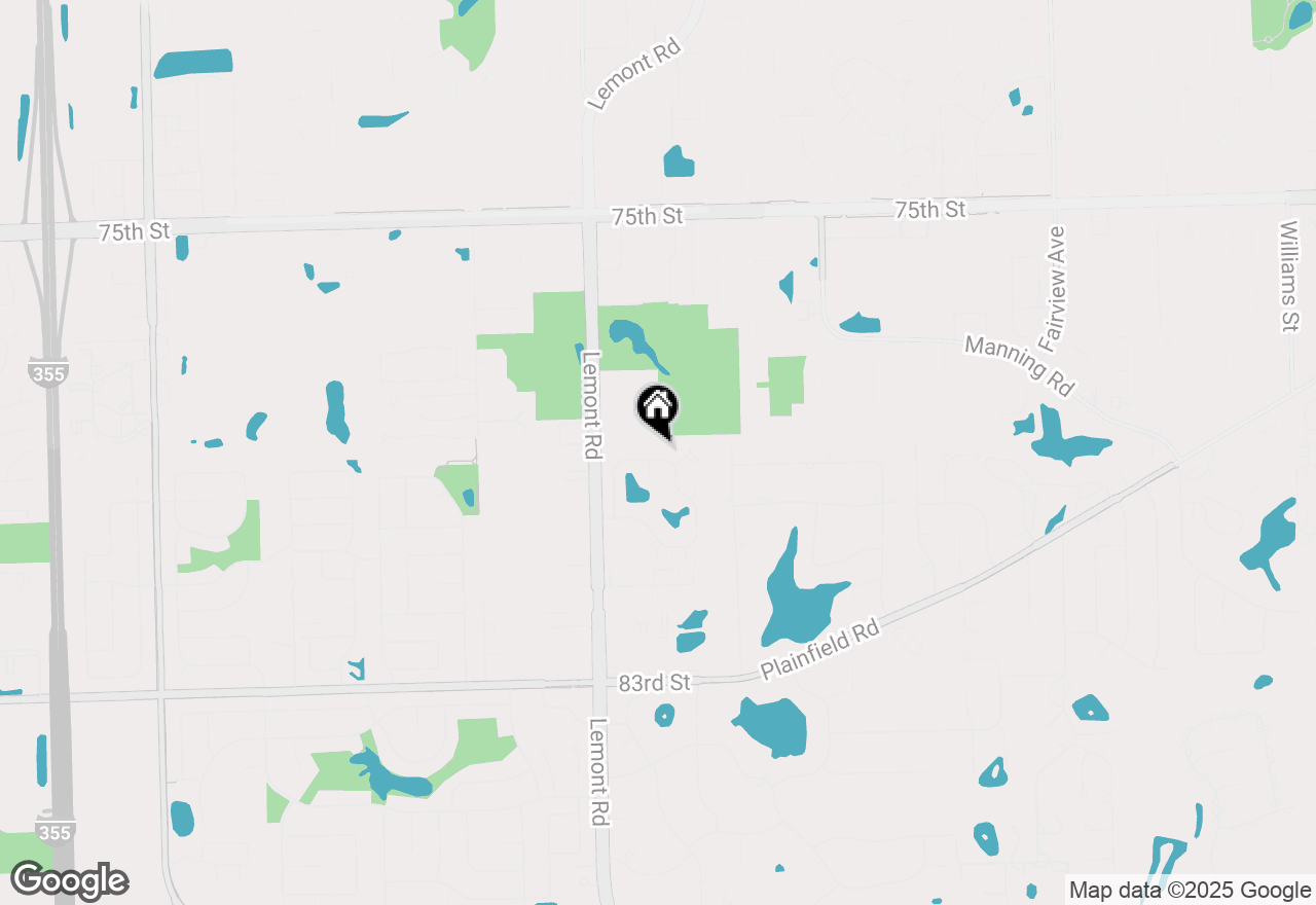 Map of 2714 Whitlock Drive, Darien, IL 60561