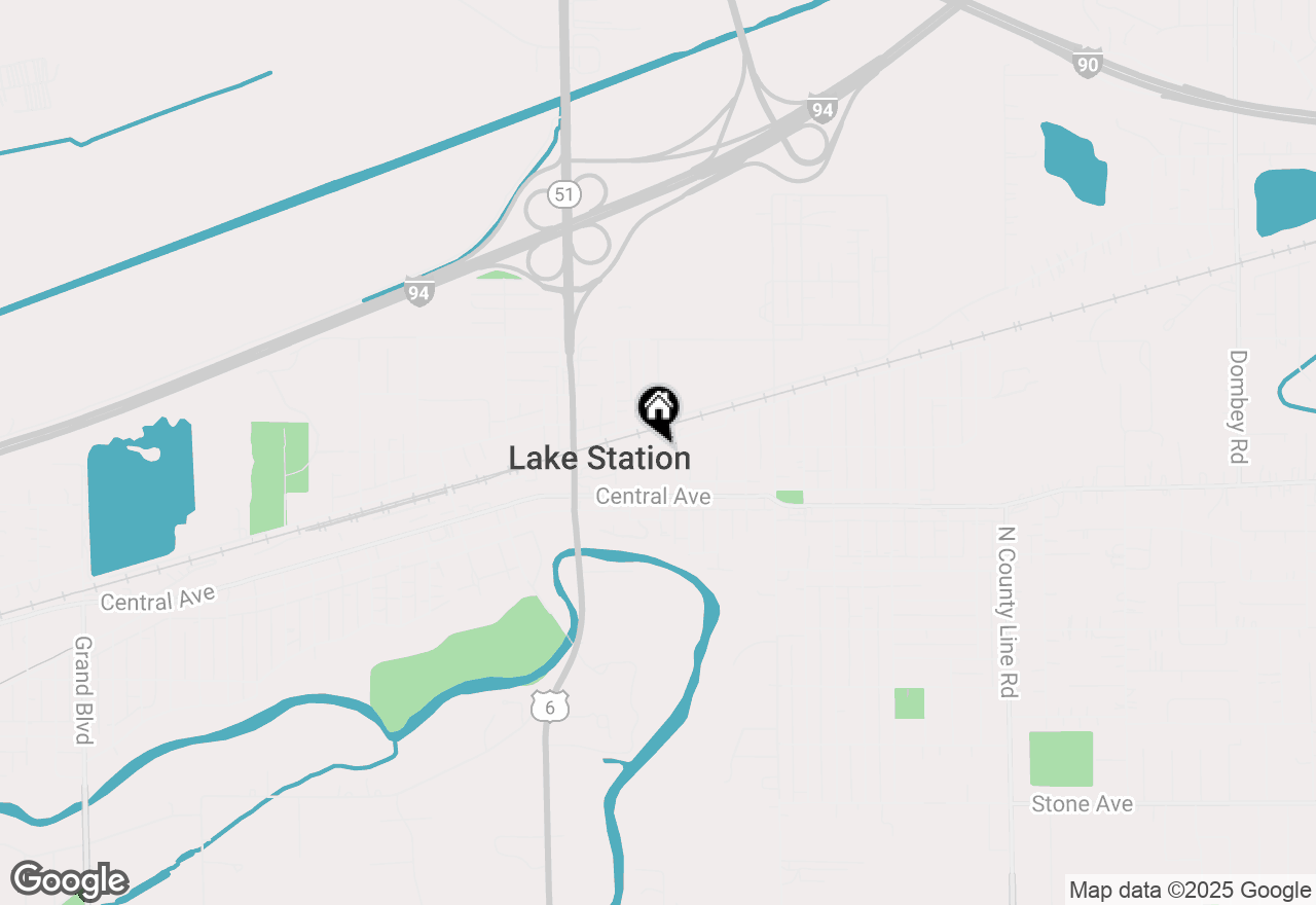 Map of 3835 Schneider Street, Lake Station, IN 46405