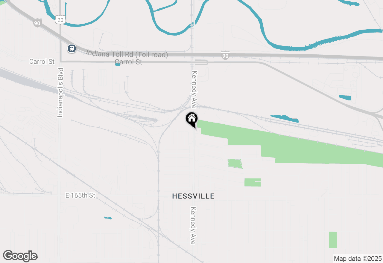 Map of 6110 Kennedy Avenue, Hammond, IN 46323