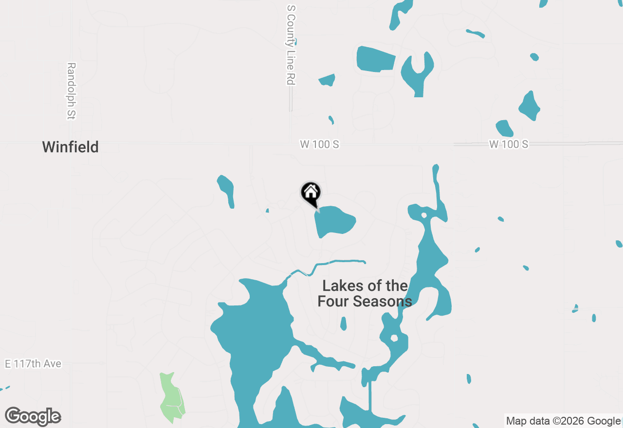 Map of 1065 Shoreline Road, Crown Point, IN 46307
