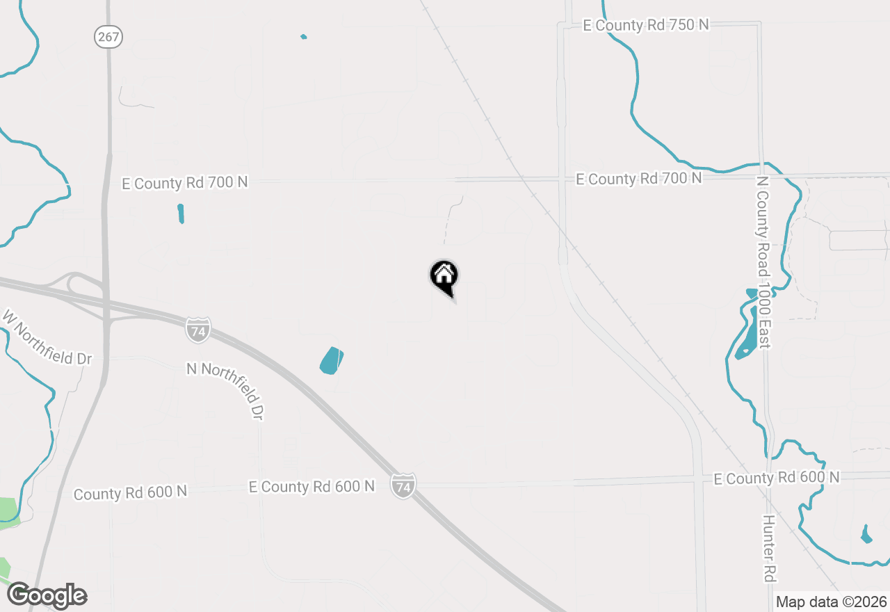 Map of 6586 Leah Court, Brownsburg, IN 46112