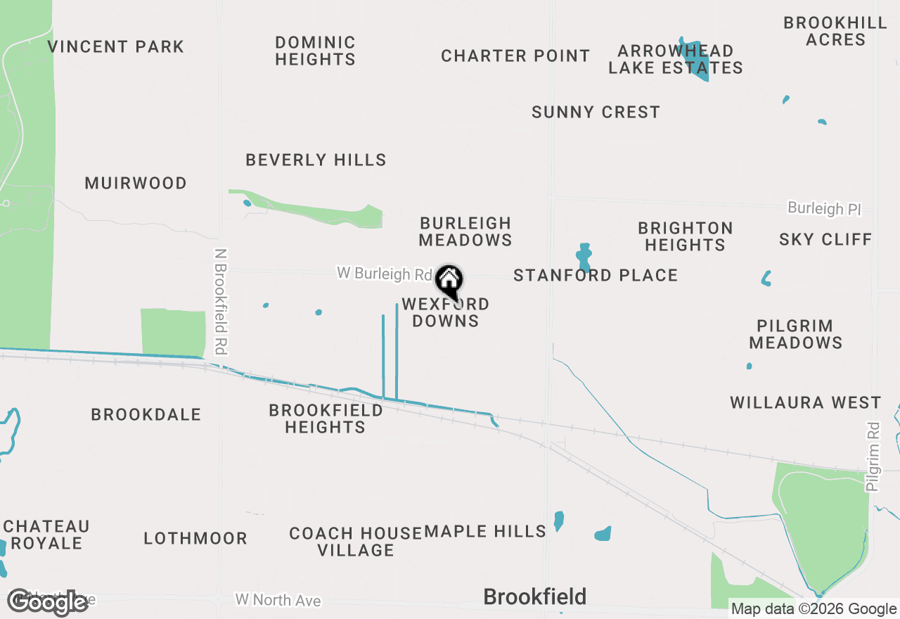 Map of 17675 Wexford Ct, Brookfield, WI 53045