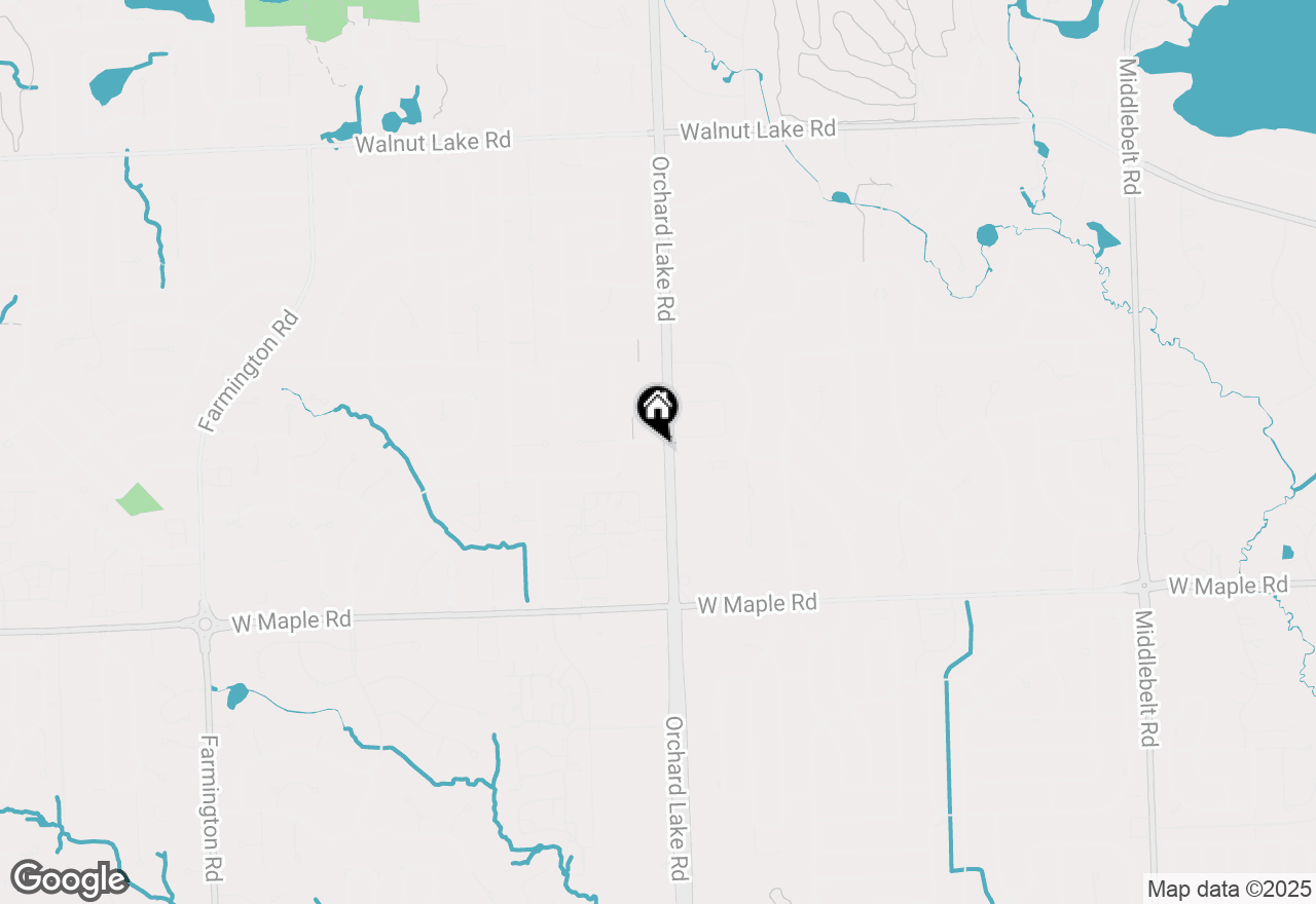 Map of 4015 Pinehurst Drive, West Bloomfield, MI 48322