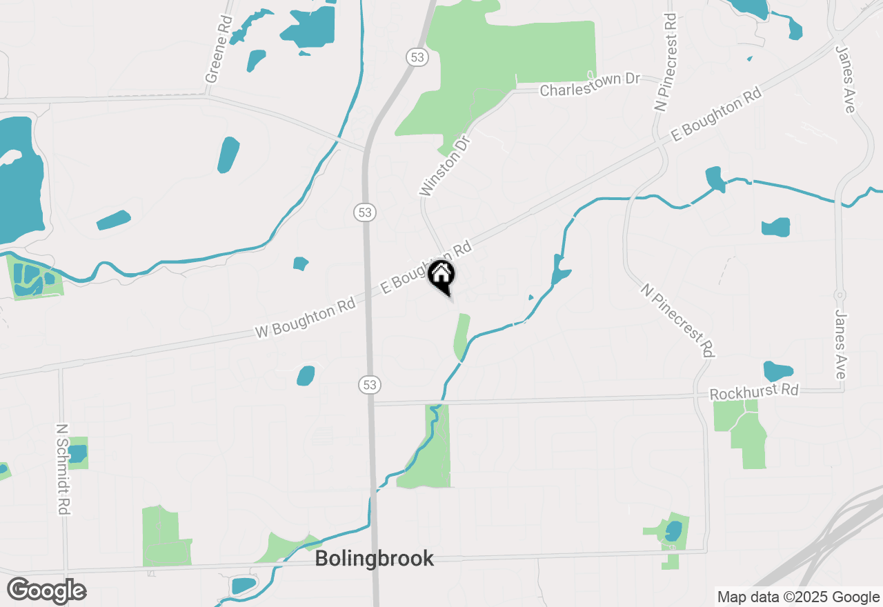 Map of 490 Ridge Lane, Bolingbrook, IL 60440