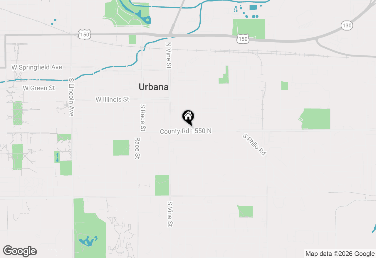 Map of 502 E Washington Street, Urbana, IL 61801