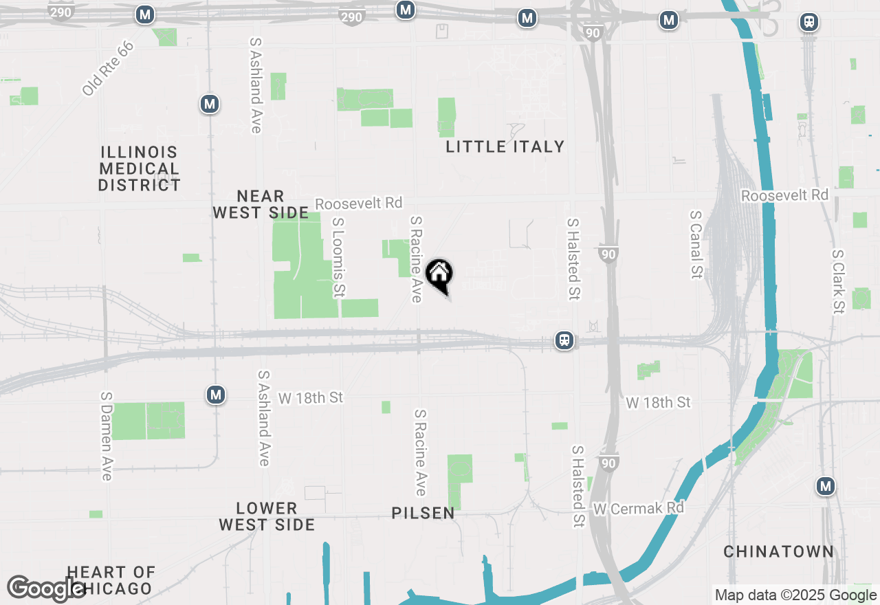 Map of 1151 W 14th Place #341, Chicago, IL 60608