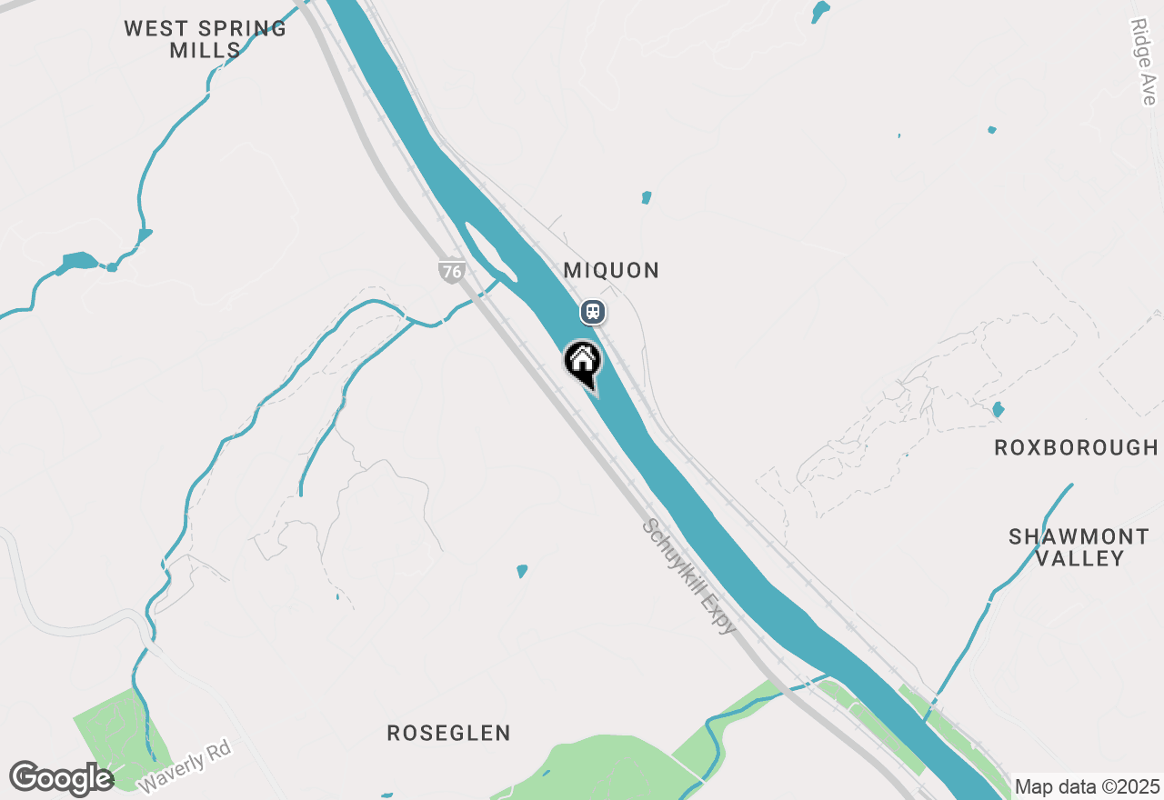 Map of 236 River Road, Gladwyne, PA 19035