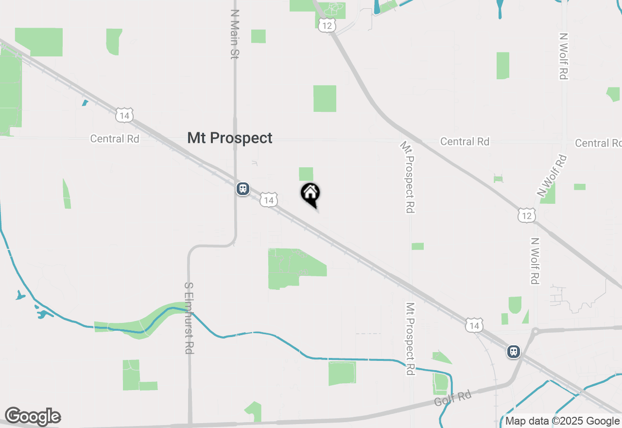 Map of 218 S Owen Street, Mount Prospect, IL 60056