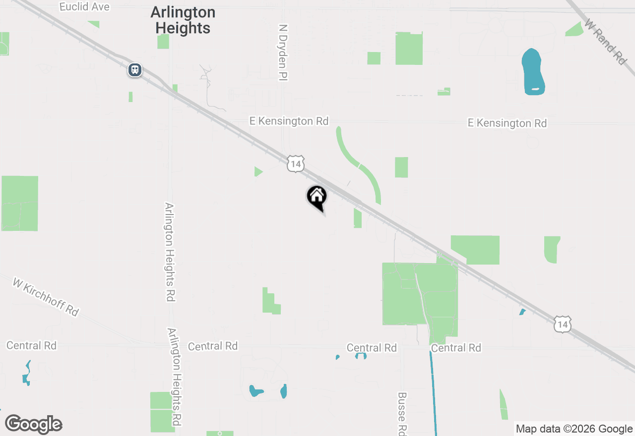 Map of 525 S Cleveland Avenue #208, Arlington Heights, IL 60005