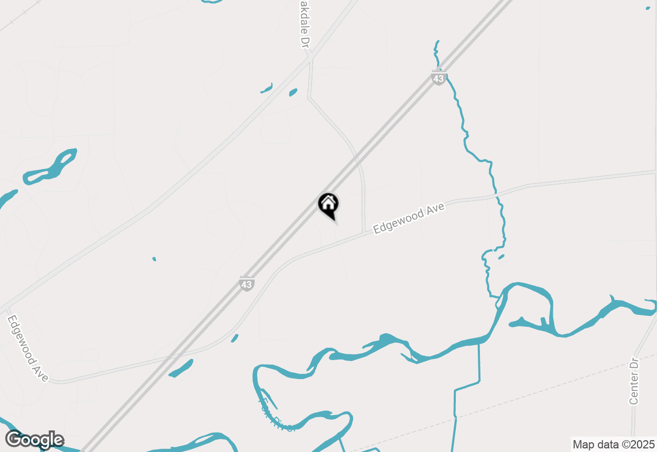 Map of S89W26390 Edgewood Ave, Mukwonago, WI 53149