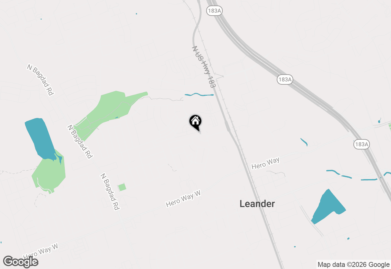 Map of 405 Longhorn Cavern Rd, Leander, TX 78641