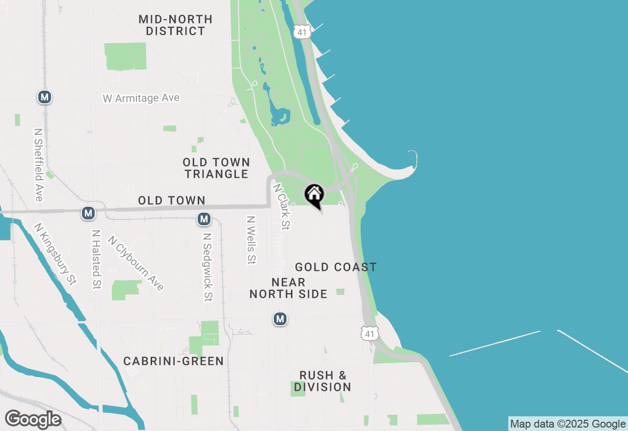 Map of 1530 N State Parkway #8, Chicago, IL 60610