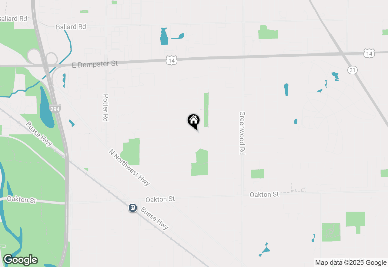 Map of 1600 Birch Street, Park Ridge, IL 60068