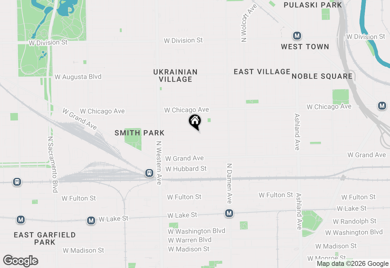 Map of 2158 W Erie Street #1, Chicago, IL 60612