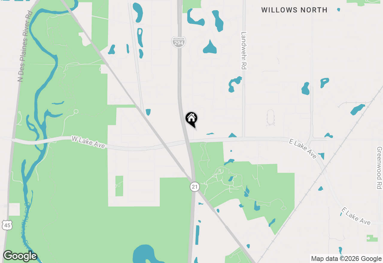 Map of 4406 Lainie Circle, Glenview, IL 60026