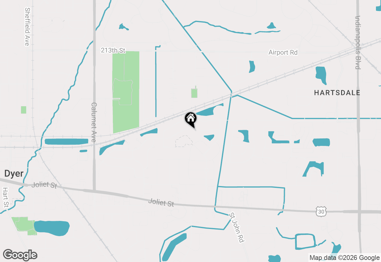 Map of 1344 Flagstone Drive, Dyer, IN 46311