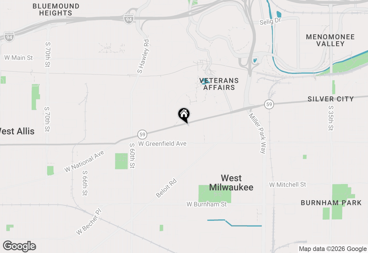 Map of 5315 W National Ave, West Milwaukee, WI 53214