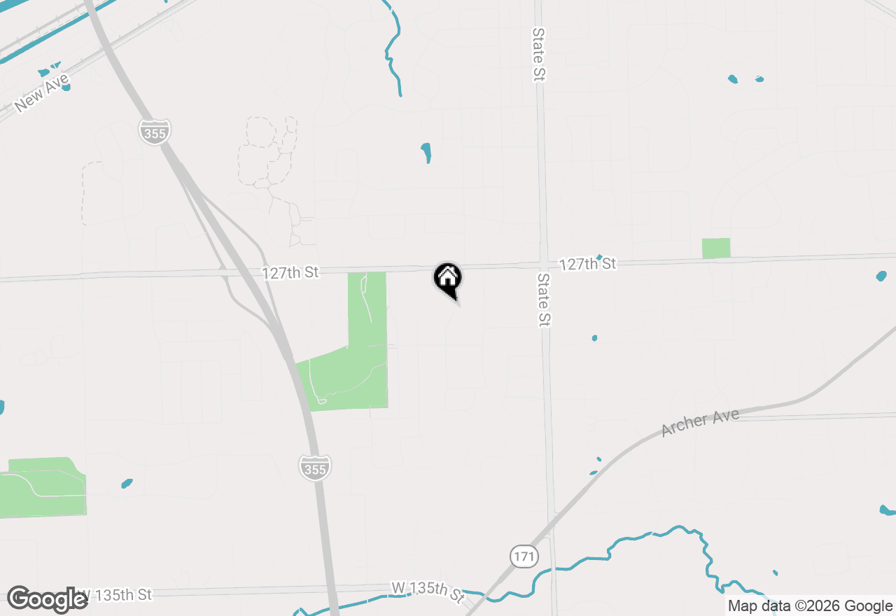 Map of 1212 Leinster Drive, Lemont, IL 60439