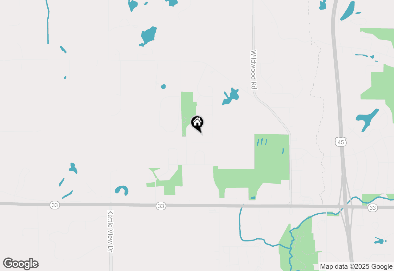 Map of 3315 Windsor Pl, West Bend, WI 53090